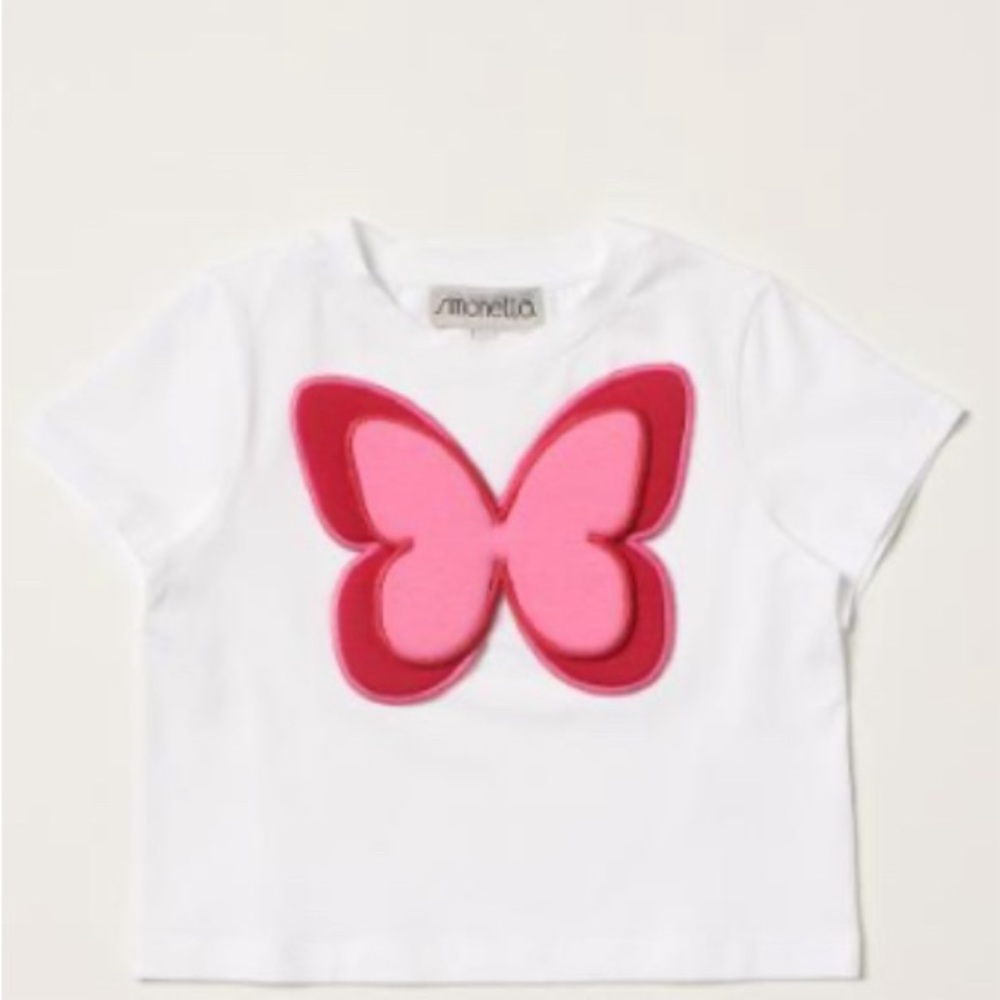 SIMONETTA
Simonetta kids cotton T-shirt with maxi butterfly size 10